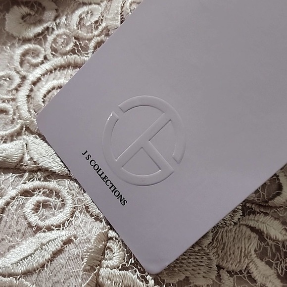 JS COLLECTIONS RIVER PUFF SLEEVE lace COLUMN GOWN dress Size 8 Blush new!!! - Picture 16 of 16